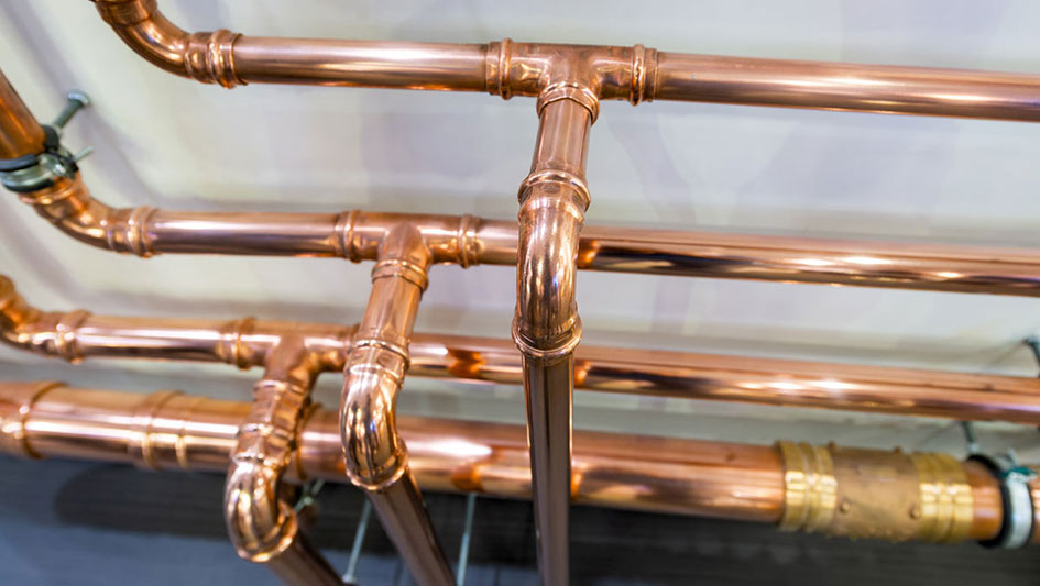 Copper pipes